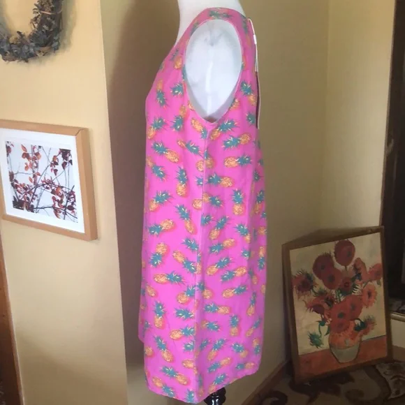 INGEAR RESORT sz XXLarge Pineapple Graphic Tankdress Beach Resort Summer $59 NEW - Picture 7 of 16